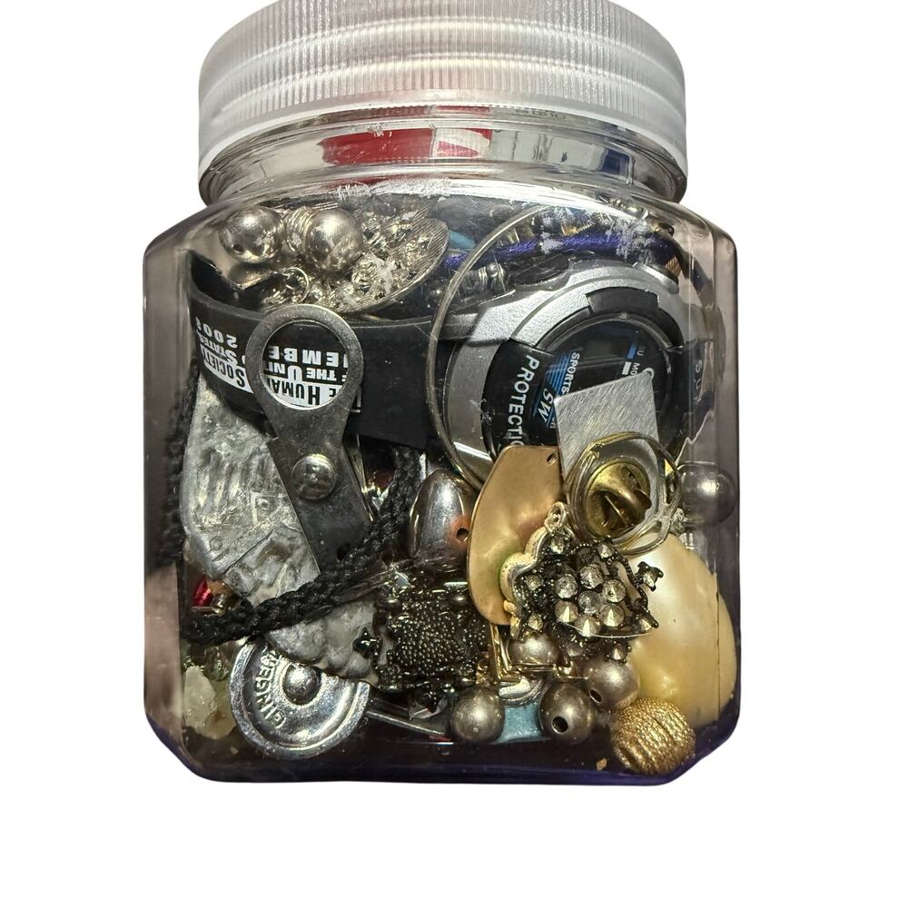 🧚🏻‍♀️ 28oz Craft Jewelry, Charms, Beads, Findings, Parts, Broken 1.75 lbs